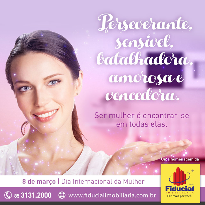 Feliz Dia Internacional da Mulher