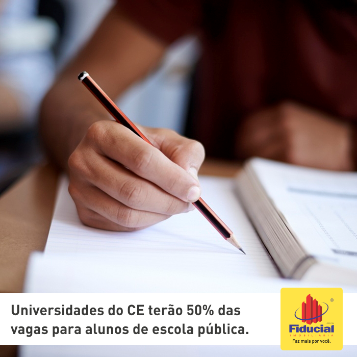 Universidades do CE ter&atilde;o 50% das vagas para alunos de escola p&uacute;blica