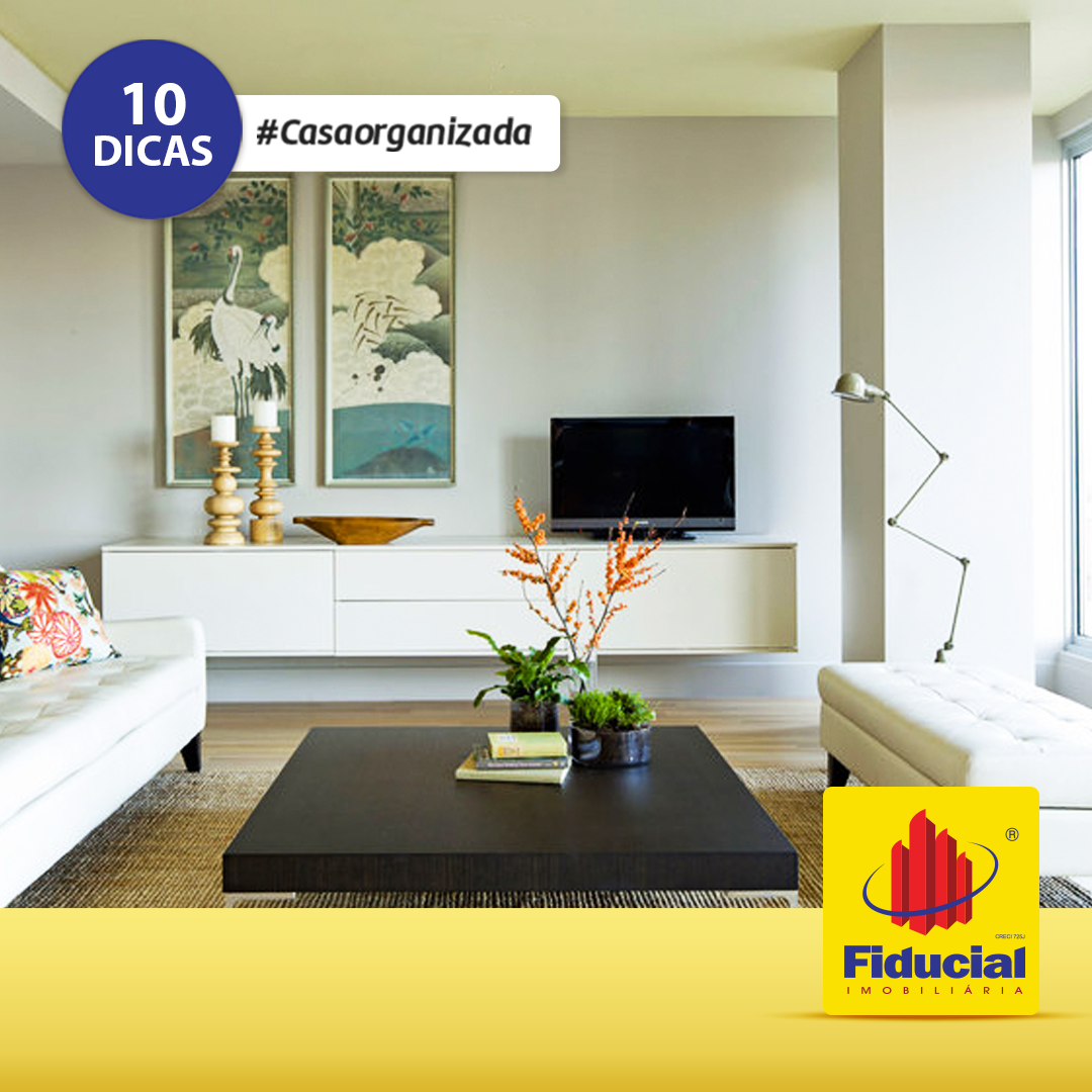 10 dicas para manter sua casa organizada diariamente