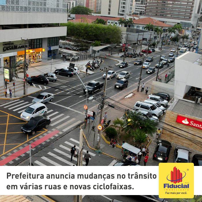 Prefeitura anuncia mudan&ccedil;as no tr&acirc;nsito em v&aacute;rias ruas e novas ciclofaixas.