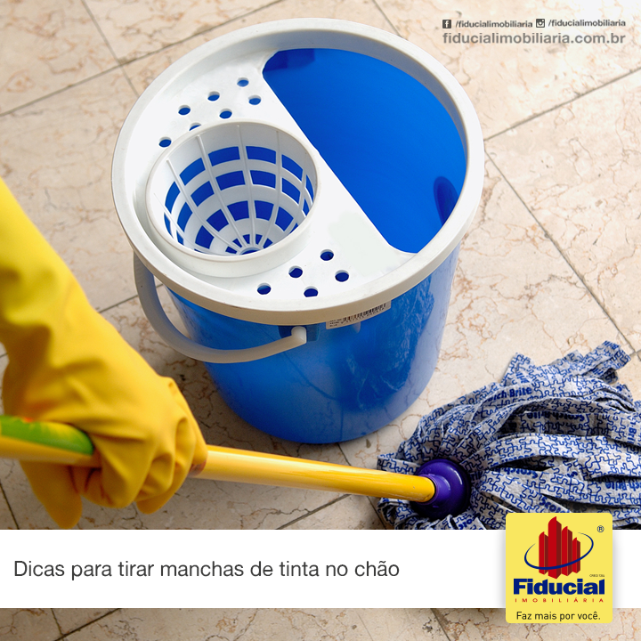 Dica para tirar manchas de tinta no ch&atilde;o ou nos azulejos