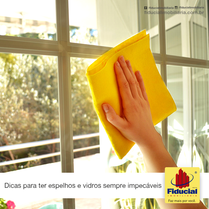 Dicas para ter espelhos e vidros sempre impec&aacute;veis