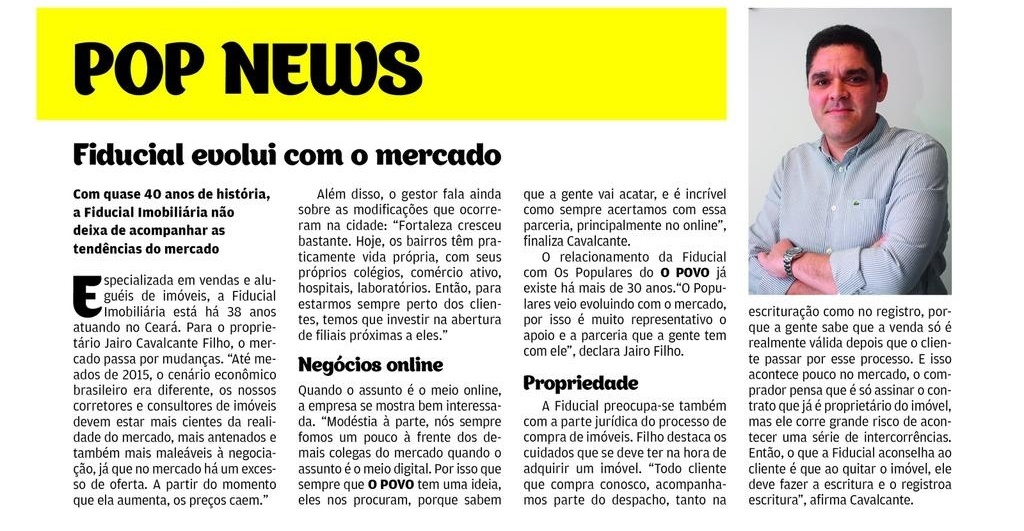 Fiducial Na M&iacute;dia - Tend&ecirc;ncias de Mercado