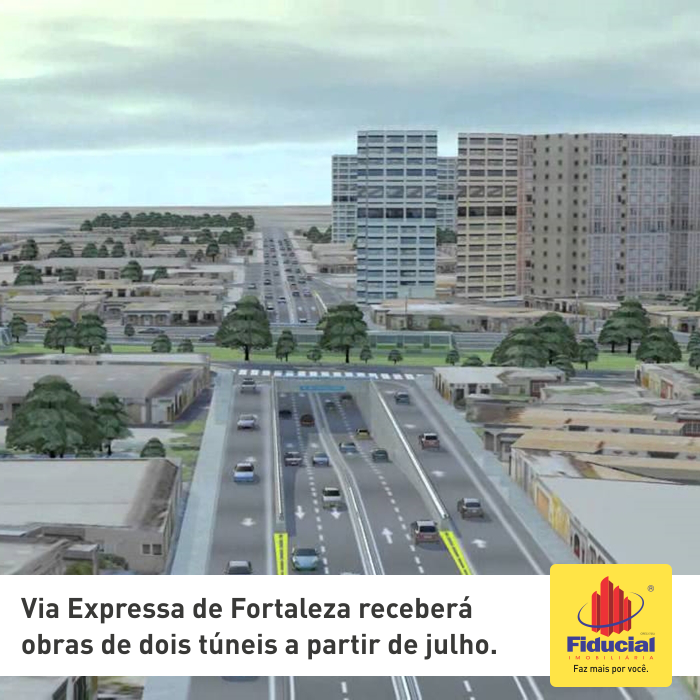 Via Expressa de Fortaleza receber&aacute; obras de dois t&uacute;neis a partir de julho