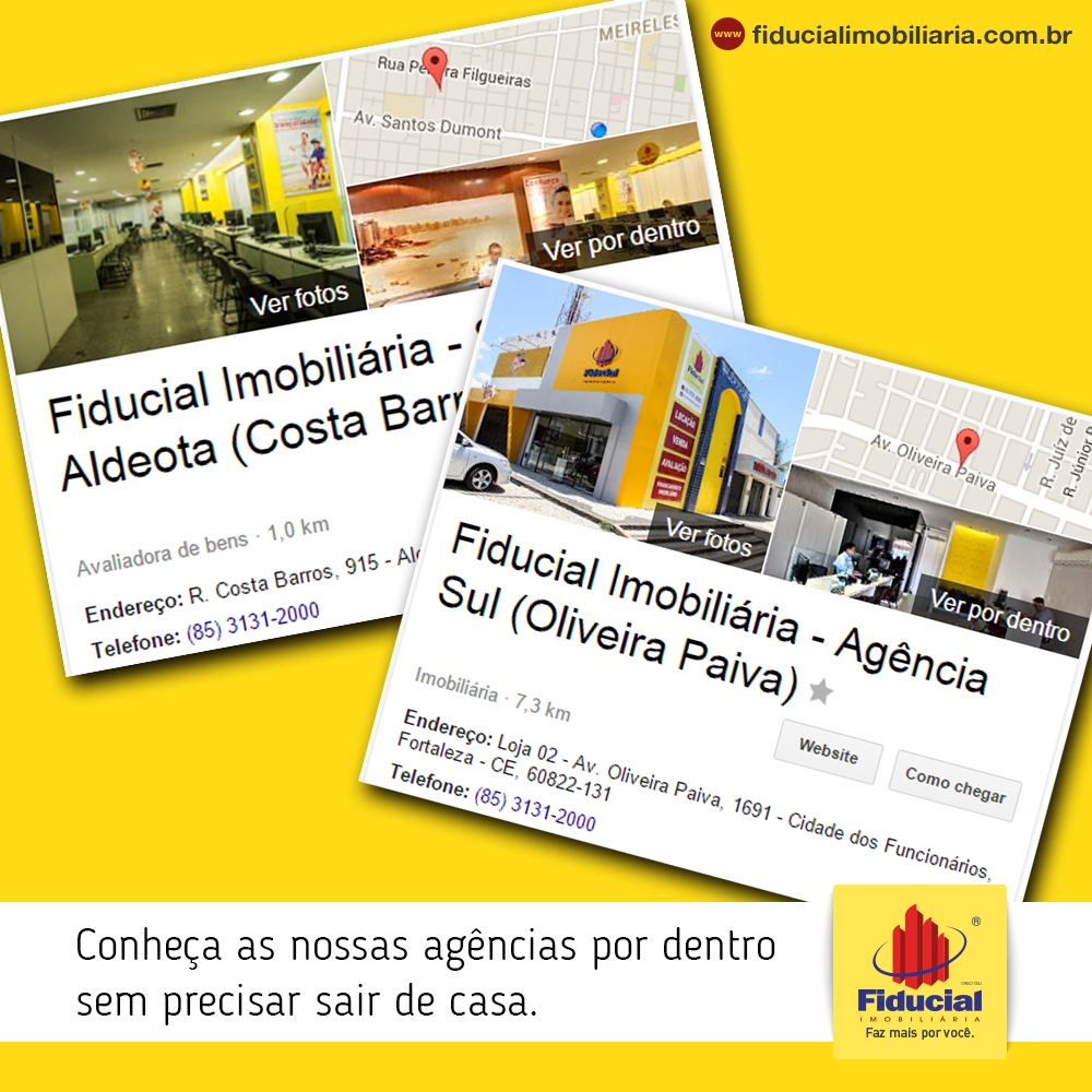 Conhe&ccedil;a nossas ag&ecirc;ncias sem sair de casa!