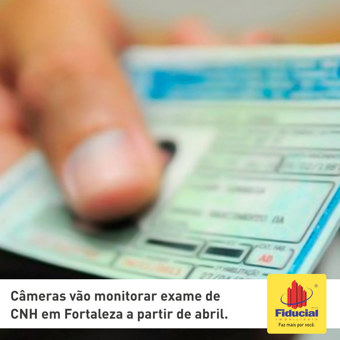 C&acirc;meras v&atilde;o monitorar exame de CNH em Fortaleza a partir de abril